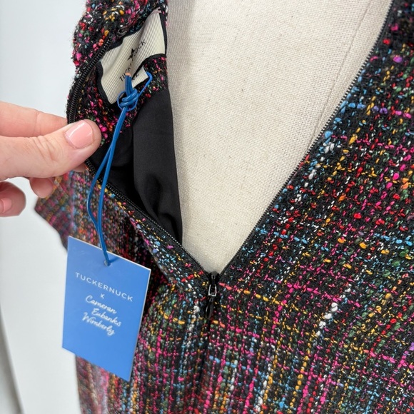 Tuckernuck Cameron Eubanks Wimberly Jackie Dress Colorful Tweed Dress XL - Picture 6 of 12